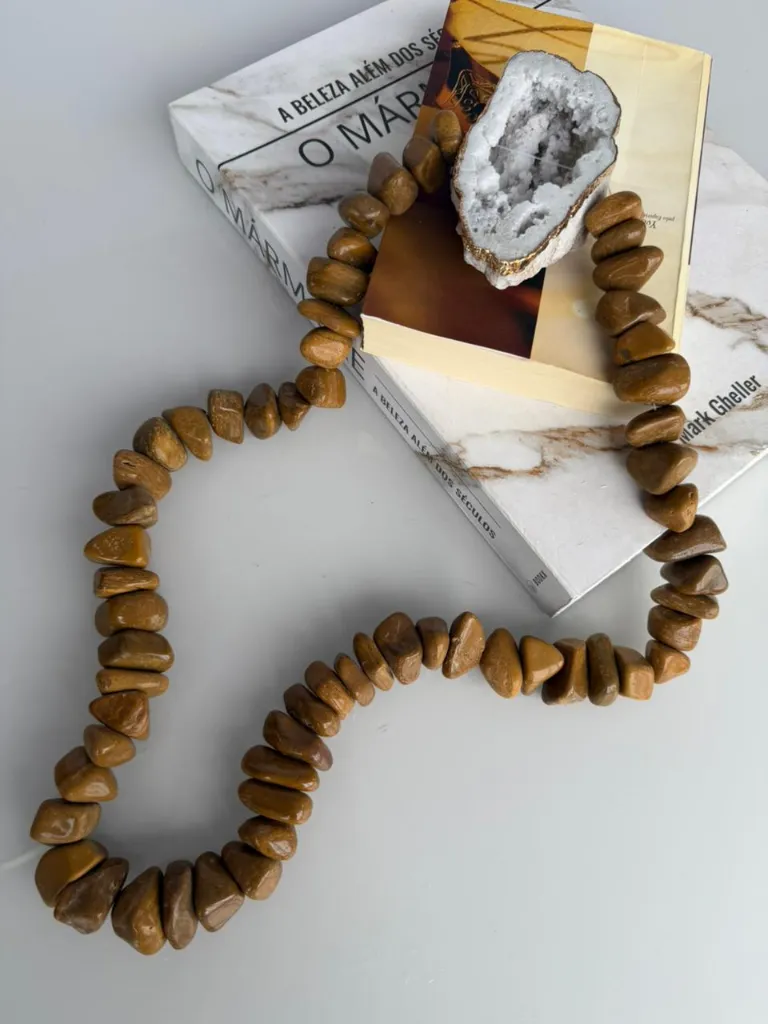 [V147] Decorative Natural Stone Necklace