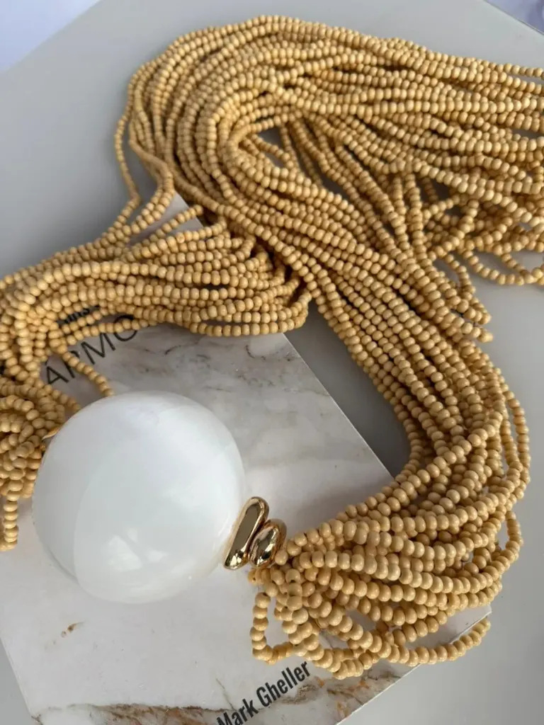 [V169] Decorative Natural Stone Necklace