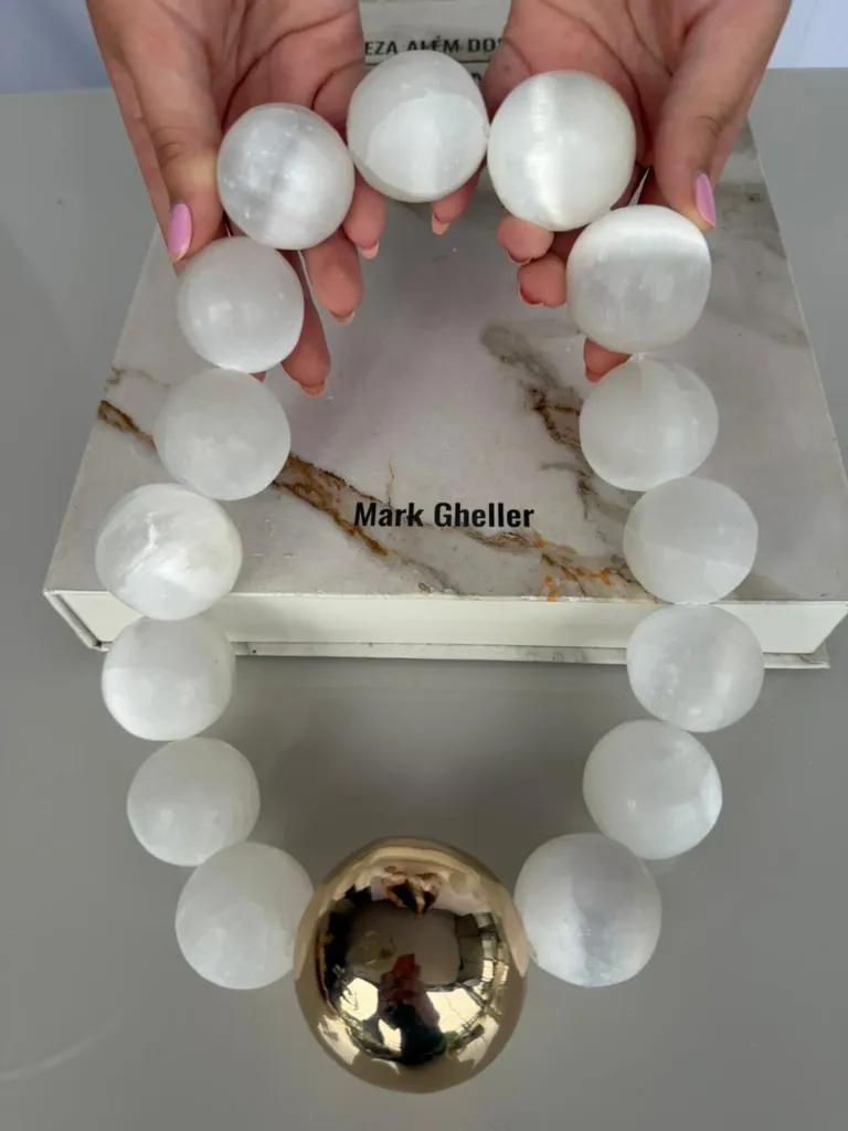 [V243] Decorative Natural Stone Necklace