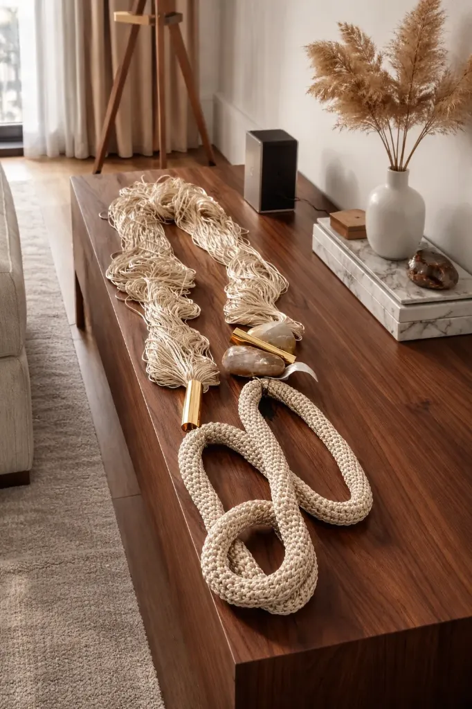 [V249] Decorative Natural Stone Necklace