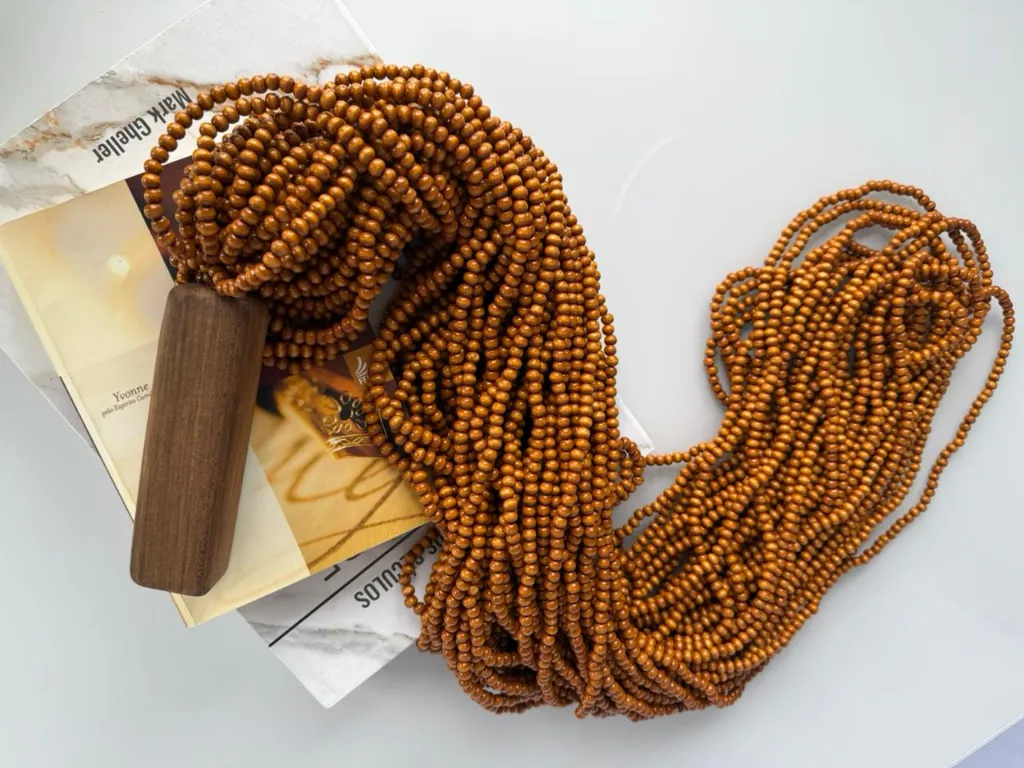 [E21] Decorative Wood Necklace