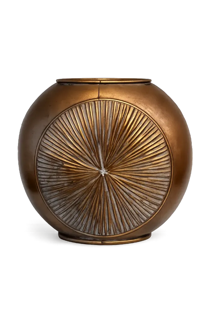 [CR0166] Decorative Metal Vase