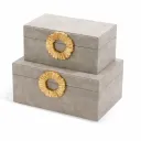 Leather Box (Set of 2)