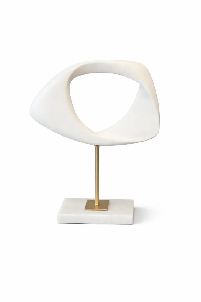 Aurea Loop Sculptural Accent (Resin)