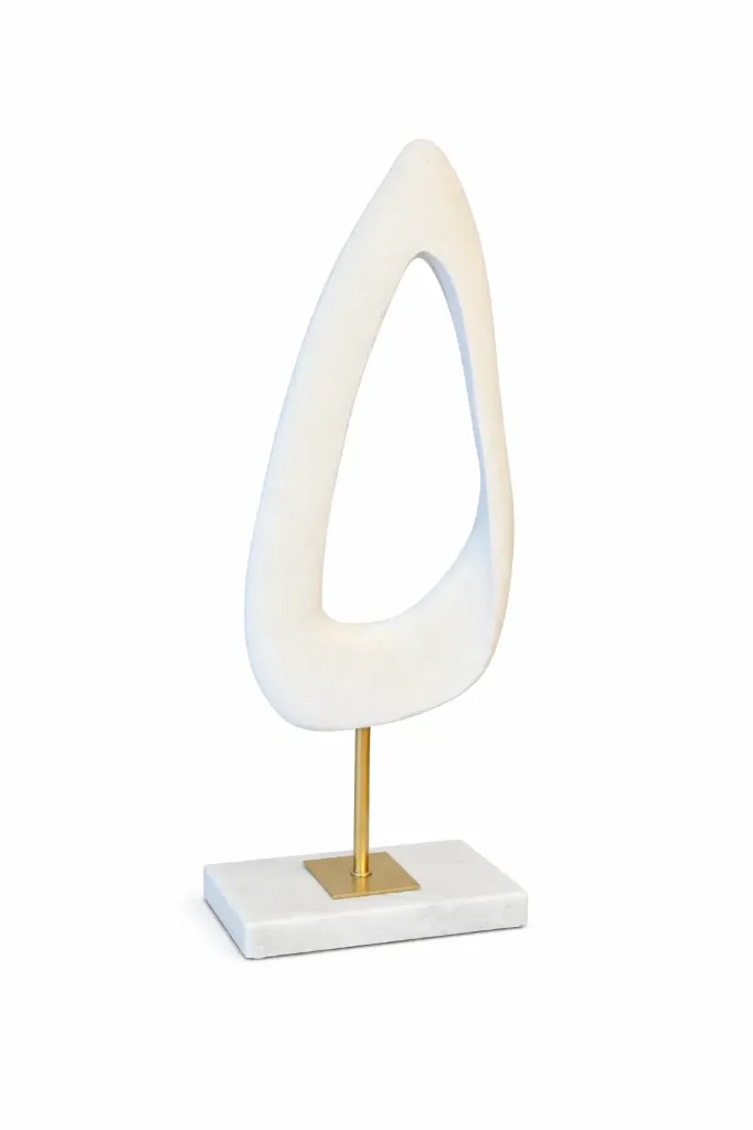 Aurea Loop Sculptural Accent (Resin)