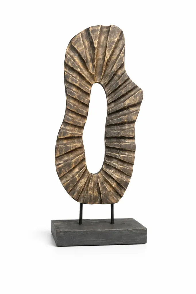 Aurora Carved Wood Sculpture