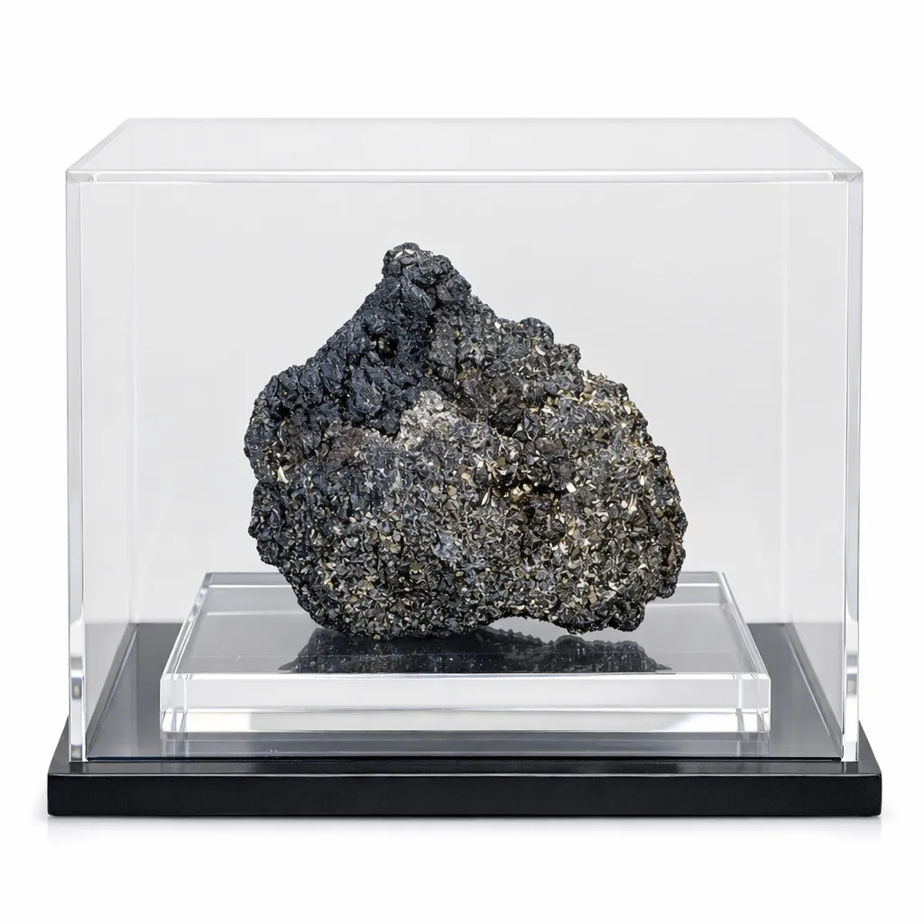 Obsidian Mineral Acrylic Box