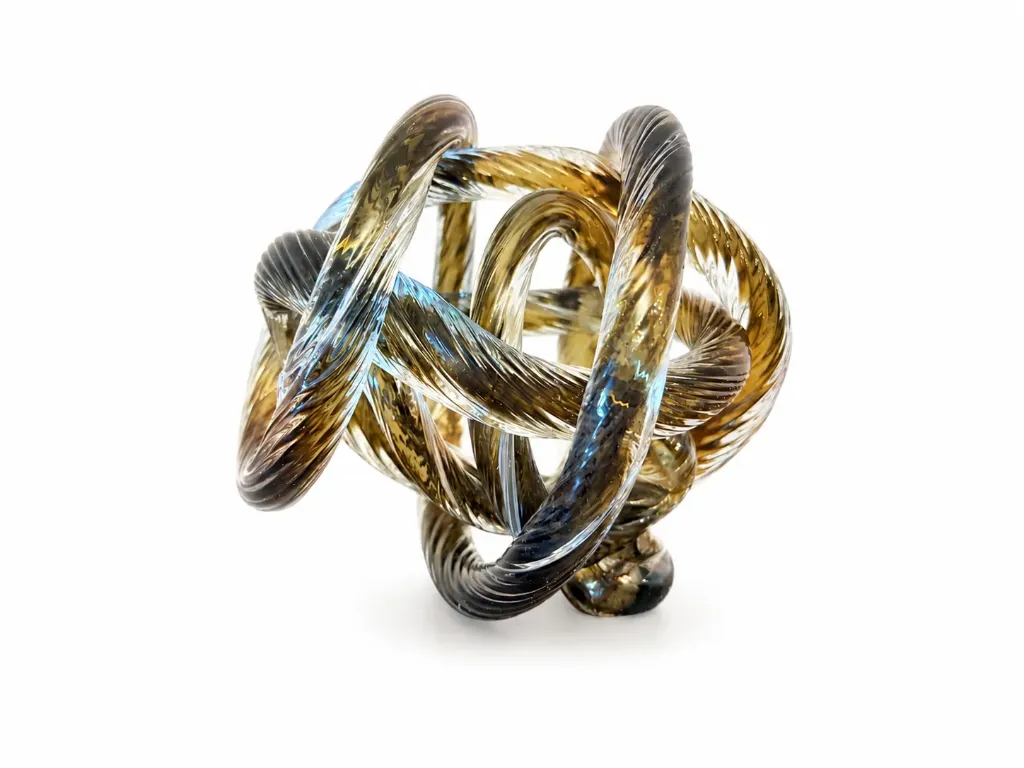 [FB-ZS2125B] Glass Knot Sculpture Small