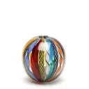 Ball Glass Vase Hippie Murano Style Art Glass
