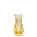 Mini Vase M61 Amber  Murano Style Art Glass