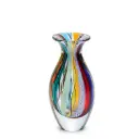 Glass Vase Model 2 Hippie Murano Style Art Glass