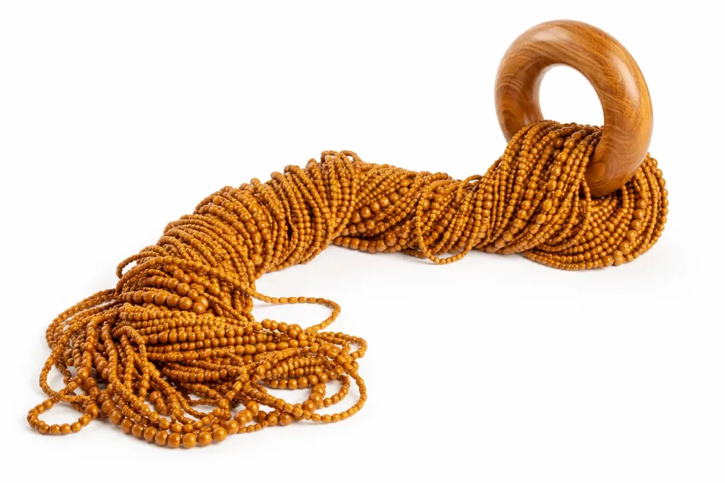 Wood Decorative Necklace