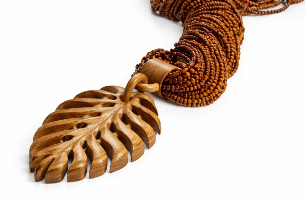 Wood Decorative Necklace
